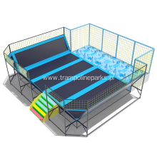 Indoor Trampoline with Foam Pit